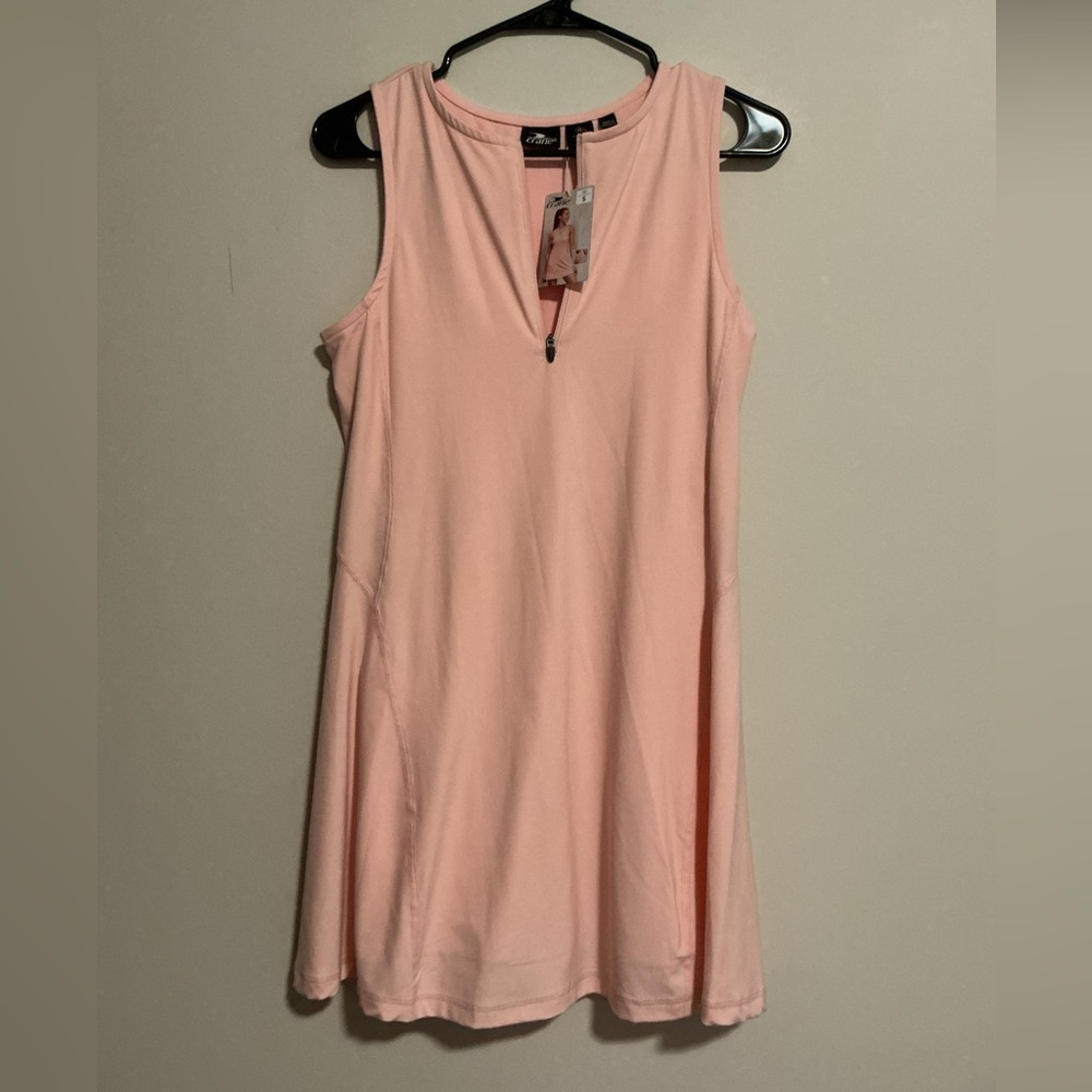 Crane Athletic Light PinkDress NWT Small - Skort - Tennis - Pockets - Pickleball